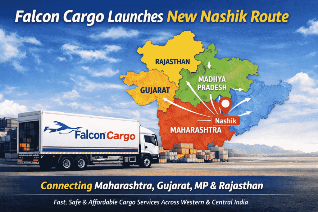 Falcon Cargo Launches New Nashik Route Covering Maharashtra, Gujarat, MP & Rajasthan